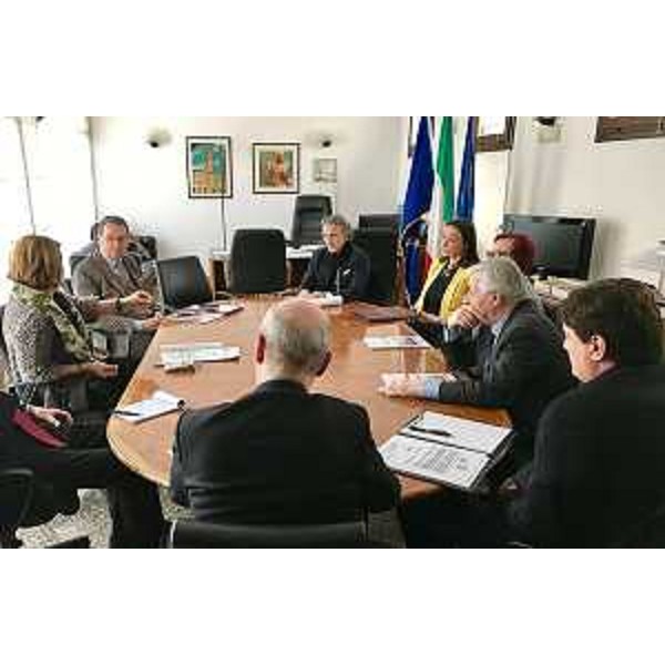 Maria Sandra Telesca (Assessore regionale Salute) e Sergio Bolzonello (Vicepresidente Regione FVG e assessore Attività produttive) incontrano i vertici della Cooperativa Il Giglio di Porcia - Pordenone 07/02/2017