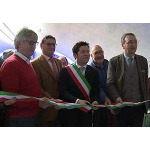 Markus Maurmair (Sindaco Valvasone Arzene) e Sergio Bolzonello (Vicepresidente Regione FVG e assessore Attività produttive, Turismo e Cooperazione) all'inaugurazione delle sale restaurate del Castello di Valvasone - Valvasone Arzene 07/02/2017
