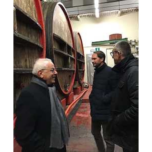 Cristiano Shaurli (Assessore regionale Risorse agricole e forestali) visita La Delizia Vini Viticoltori Friulani S.c.a. - Casarsa della Delizia 09/02/2017