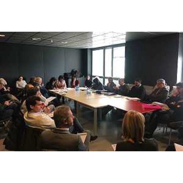 Mariagrazia Santoro (Assessore regionale Infrastrutture e Territorio) all'incontro con gli operatori del Porto - Monfalcone 10/02/2017