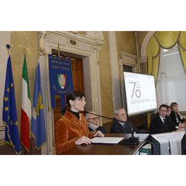 Debora Serracchiani (Presidente Regione Friuli Venezia Giulia) al convegno "Il Trattato di Pace, settant'anni dopo. Aspetti giuridici, politici e diplomatici di un diktat" - Trieste 10/02/2017
