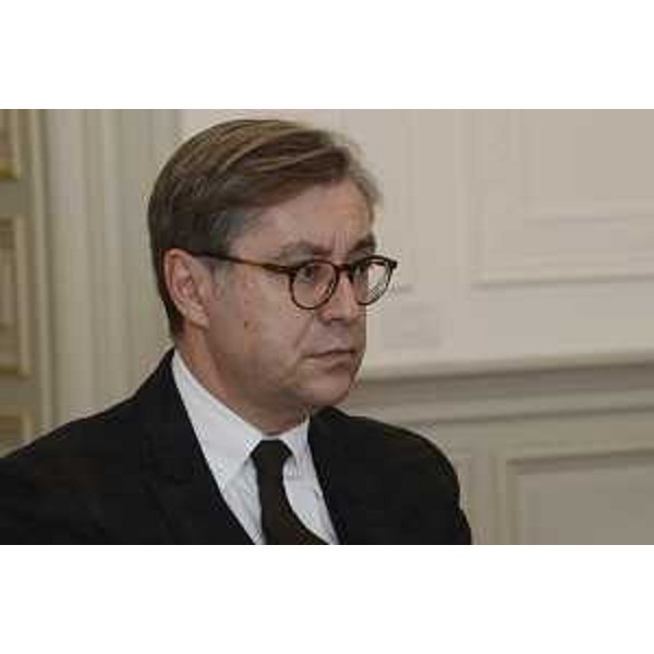 Francesco Peroni (Assessore regionale Finanze, Patrimonio, Coordinamento e Programmazione Politiche economiche e comunitarie) durante la riunione della Giunta del Friuli Venezia Giulia - Trieste 14/02/2017
