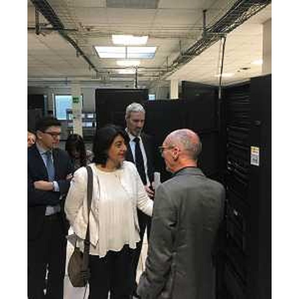 Mariagrazia Santoro (Assessore regionale Infrastrutture e Territorio) visita il Network Operation Center (NOC) di Insiel S.p.A. - Trieste 14/02/2017