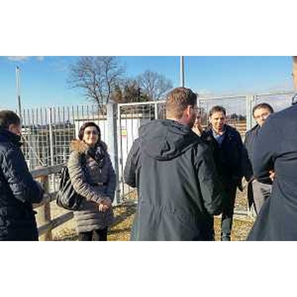 Sara Vito (Assessore regionale Ambiente ed Energia) in sopralluogo allo scolmatore - Santa Maria la Longa 07/02/2017