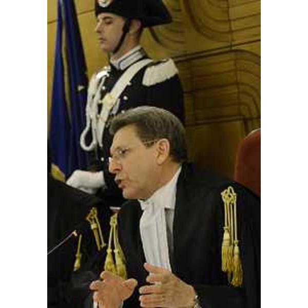 Paolo Simeon (Presidente Sezione controllo) alla cerimonia di inaugurazione dell'anno giudiziario della Sezione giurisdizionale della Corte dei Conti del Friuli Venezia Giulia - Trieste 17/02/2017
