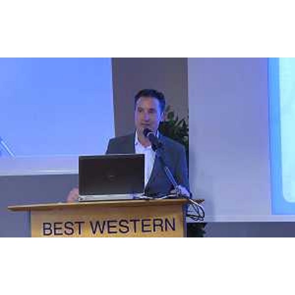 Francesco Pascolini (Presidente Federfarma FVG) al convegno "La farmacia e il suo ruolo centrale nell'educazione dei cittadini alla prevenzione" - Udine 18/02/2017