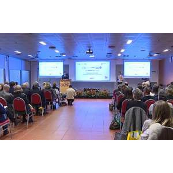 Francesco Pascolini (Presidente Federfarma FVG) al convegno "La farmacia e il suo ruolo centrale nell'educazione dei cittadini alla prevenzione" - Udine 18/02/2017