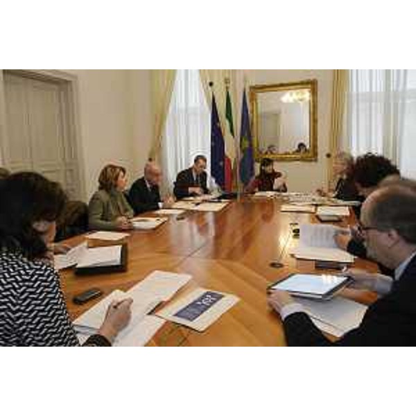 Debora Serracchiani (Presidente Regione Friuli Venezia Giulia) presiede la riunione della Giunta - Trieste 24/02/2017