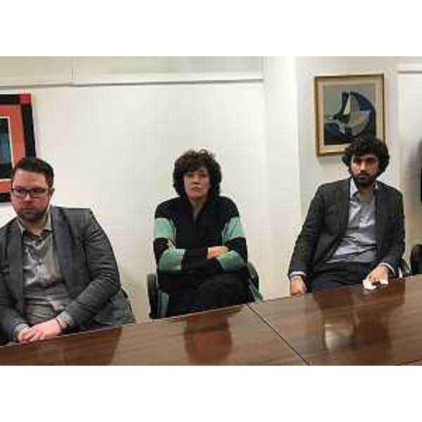 Alessio Gratton (Consigliere regionale), Loredana Panariti (Assessore regionale Lavoro, Formazione, Istruzione, Pari Opportunità, Politiche giovanili, Ricerca e Università) e Federico Pirone (Assessore Cultura Comune Udine) - Udine 24/02/2017