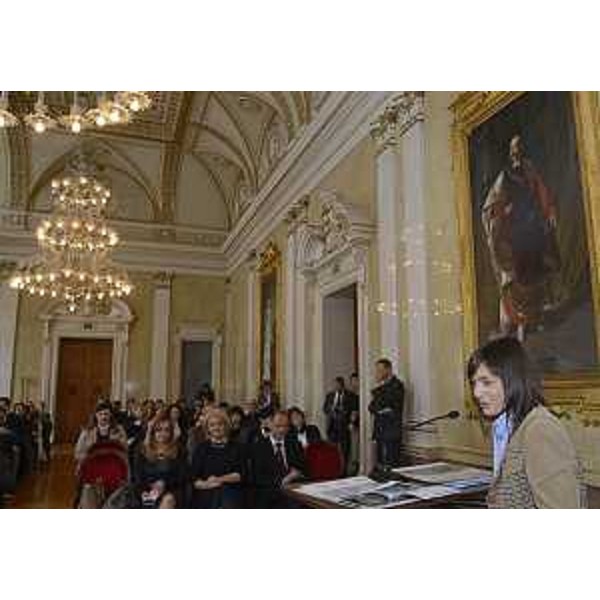 Debora Serracchiani (Presidente Regione Friuli Venezia Giulia) al V colloquio internazionale Euroregione dell'Alto Adriatico "Rifugiati, migranti, stranieri: legislazioni a confronto" - Trieste 03/03/2017