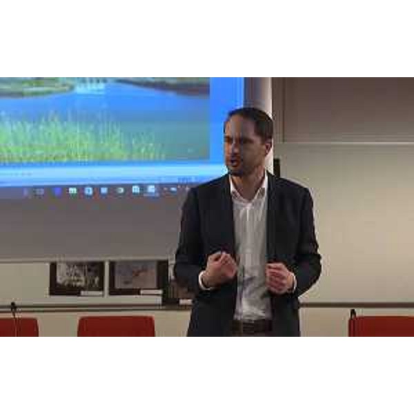 Cristiano Shaurli (Assessore regionale Risorse agricole e forestali) alla consegna dei lavori di sistemazione del fiume Natissa- Aquileia 06/03/2017