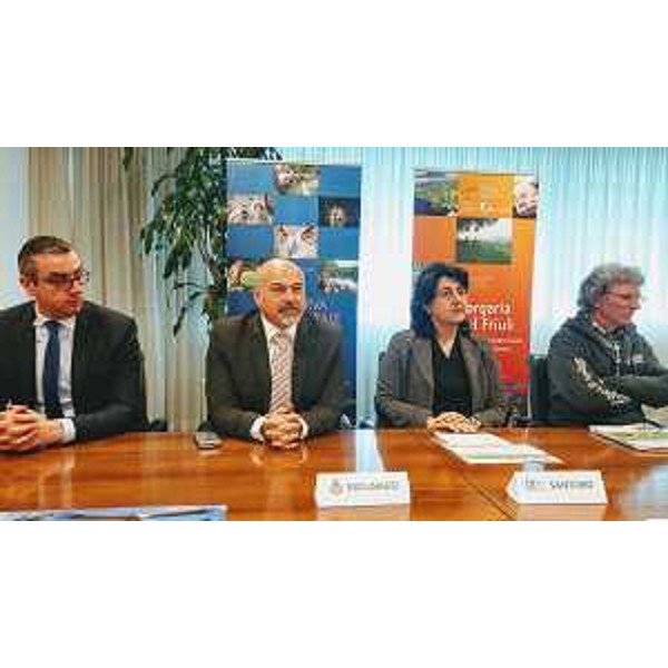 Mariagrazia Santoro (Assessore regionale Infrastrutture e Territorio) alla presentazione del Calendario 2017 degli eventi della Riserva naturale regionale del Lago di Cornino - Udine 07/03/2017