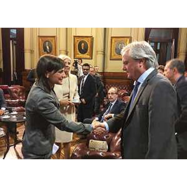 Debora Serracchiani (Presidente Regione Friuli Venezia Giulia) e Federico Pinedo (Presidente Senato Repubblica Argentina) - Buenos Aires 08/03/2017