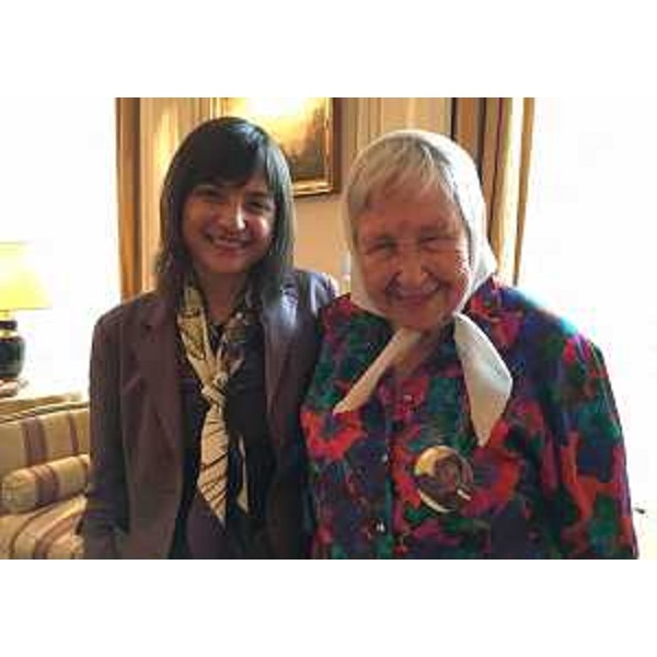 Debora Serracchiani (Presidente Regione Friuli Venezia Giulia) e Vera Vigevani Jarach, "Madre de Plaza de Mayo" - Buenos Aires 08/03/2017