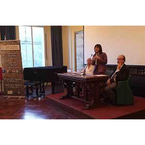 Teresa Castaldo (Ambasciatrice d'Italia a Buenos Aires), Debora Serracchiani (Presidente Regione Friuli Venezia Giulia) e Gianni Torrenti (Assessore regionale Cultura, Sport e Solidarietà) agli Stati generali dei Corregionali dell'America Latina - Buenos Aires 08/03/2017
