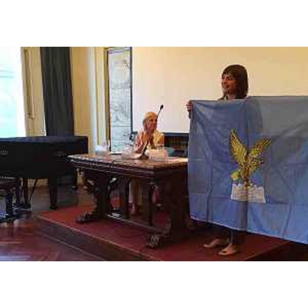 Teresa Castaldo (Ambasciatrice d'Italia a Buenos Aires) e Debora Serracchiani (Presidente Regione Friuli Venezia Giulia) agli Stati generali dei Corregionali dell'America Latina - Buenos Aires 08/03/2017