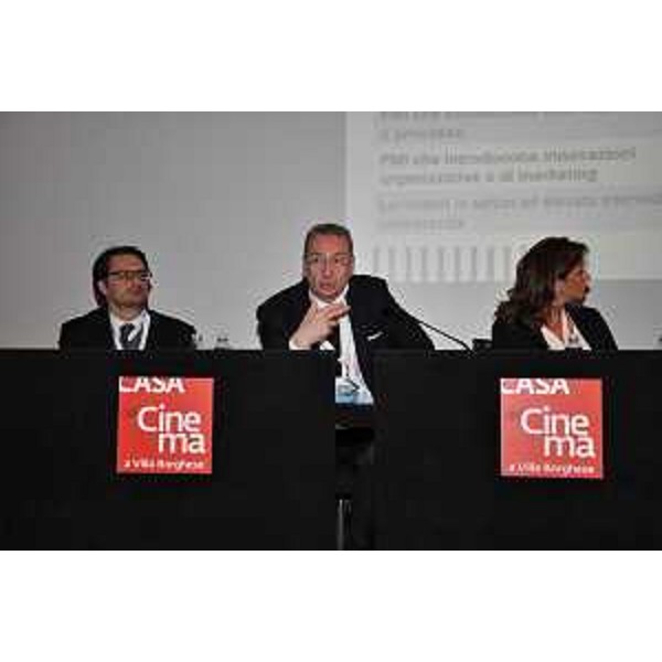 Sergio Bolzonello (Vicepresidente Regione FVG e assessore Attività produttive, Turismo e Cooperazione) al convegno "Strategie, policy e progetti delle Regioni italiane a supporto delle startup innovative", alla Casa del Cinema a Villa Borghese - Roma 10/03/2017