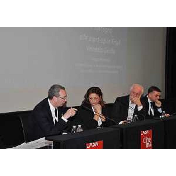 Sergio Bolzonello (Vicepresidente Regione FVG e assessore Attività produttive, Turismo e Cooperazione) al convegno "Strategie, policy e progetti delle Regioni italiane a supporto delle startup innovative", alla Casa del Cinema a Villa Borghese - Roma 10/03/2017