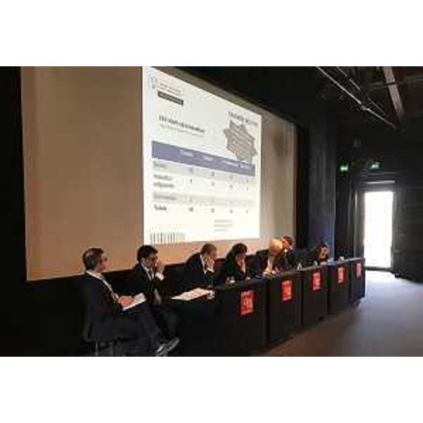 Sergio Bolzonello (Vicepresidente Regione FVG e assessore Attività produttive, Turismo e Cooperazione) al convegno "Strategie, policy e progetti delle Regioni italiane a supporto delle startup innovative", alla Casa del Cinema a Villa Borghese - Roma 10/03/2017