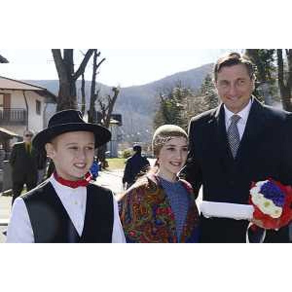 Borut Pahor (Presidente Repubblica di Slovenia) all'inaugurazione della sede rinnovata dell'Istituto comprensivo statale con insegnamento bilingue sloveno-italiano Paolo Petricig - San Pietro al Natisone 11/03/2017