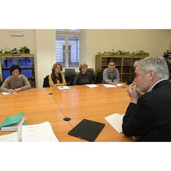 Paolo Panontin (Assessore regionale Autonomie locali e Coordinamento Riforme, Comparto unico) incontra la dirigenza dell'Unione Territoriale Intercomunale (UTI) Carso Isonzo Adriatico - Trieste 13/03/2017