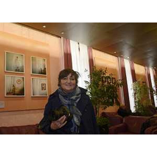 Ulderica Da Pozzo (Fotografa) all'inaugurazione della rassegna fotografica "Abitare il presente", in Consiglio regionale - Trieste 15/03/2017
