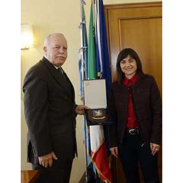 Leonardo La Vigna (Questore Trieste) e Debora Serracchiani (Presidente Regione Friuli Venezia Giulia) - Trieste 15/03/2017
