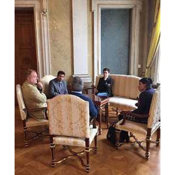 Incontro con Lamya Aji Basha, rappresentante della comunità Yazida e Premio Sakharov 2016 per la libertà di pensiero, nella sede della Regione Friuli Venezia Giulia - Trieste 18/03/2017 (Foto Gian Matteo Apuzzo)