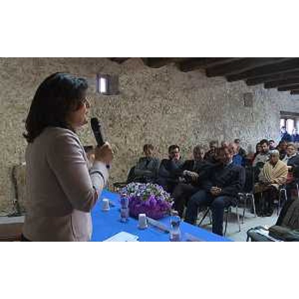Mariagrazia Santoro (Assessore regionale Infrastrutture e Territorio) agli Stati generali dei Cammini - San Tomaso di Majano 18/03/2017