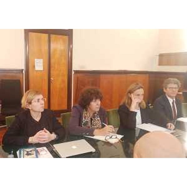 Loredana Panariti (Assessore regionale Lavoro, Formazione, Istruzione, Pari Opportunità, Politiche giovanili, Ricerca e Università) al Tavolo sulla crisi del Gruppo Burgo, al Ministero dello Sviluppo Economico (MiSE) - Roma 20/03/2017