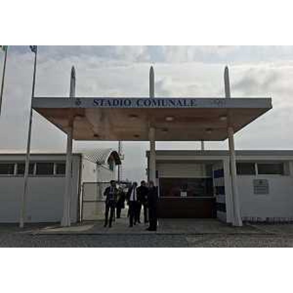 Visita di Gianni Torrenti (Assessore regionale Cultura, Sport e Solidarietà) allo Stadio comunale - Precenicco 20/03/2017