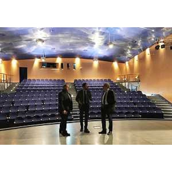 Visita di Gianni Torrenti (Assessore regionale Cultura, Sport e Solidarietà) all'Auditorium - Precenicco 20/03/2017