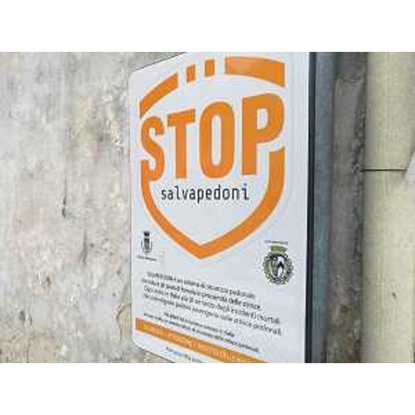 Inaugurazione del dispositivo sperimentale "STOP Salvapedoni" - Palmanova 21/03/2017