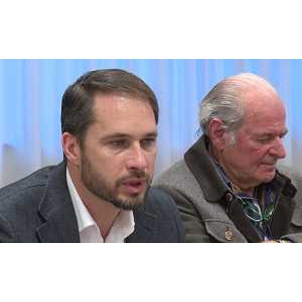 Cristiano Shaurli (Assessore regionale Risorse agricole e forestali) alla presentazione di Malga and Alm Desired Experience / MADE [Programma Interreg V-A Italia-Austria 2014-2020] - Udine 22/03/2017