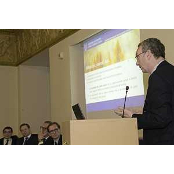 Sergio Bolzonello (Vicepresidente Regione FVG e assessore Attività produttive, Turismo e Cooperazione) interviene alla tavola rotonda promossa dal Consorzio PromoTrieste - Trieste 24/03/2017