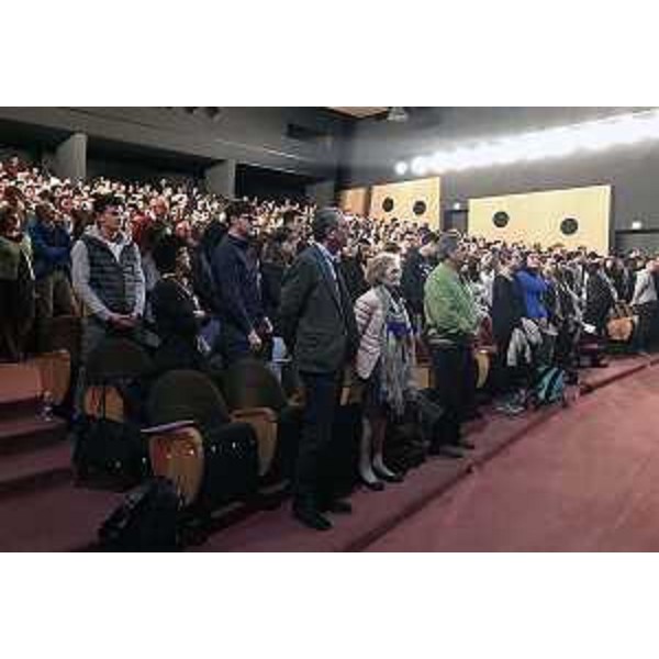 Sergio Bolzonello (Vicepresidente Regione FVG e assessore Attività produttive, Turismo e Cooperazione) alla celebrazione dei 60 anni dei Trattati di Roma organizzata dalla Società Operaia di Mutuo Soccorso e Istruzione (SOMSI) - Pordenone 28/03/2017