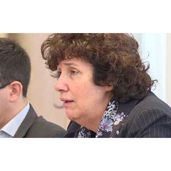 Loredana Panariti (Assessore regionale Lavoro, Formazione, Istruzione, Pari Opportunità, Politiche giovanili, Ricerca e Università) alla presentazione dei servizi web "Scuola Digitale FVG", disponibili sul portale dell'Agenda Digitale della Regione FVG - Trieste 29/03/2017