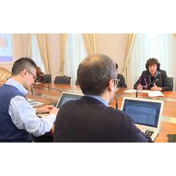 Loredana Panariti (Assessore regionale Lavoro, Formazione, Istruzione, Pari Opportunità, Politiche giovanili, Ricerca e Università) alla presentazione dei servizi web "Scuola Digitale FVG", disponibili sul portale dell'Agenda Digitale della Regione FVG - Trieste 29/03/2017