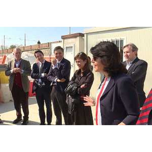 Mariagrazia Santoro (Assessore regionale Infrastrutture e Territorio) alla consegna dei lavori per la realizzazione di alloggi di edilizia abitativa sociale con risorse del Fondo Social Housing FVG, in via Lumignacco - Udine 29/03/2017