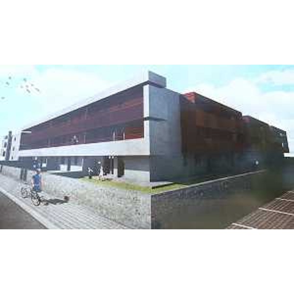 Rendering degli alloggi di edilizia abitativa sociale che saranno costruiti con risorse del Fondo Social Housing FVG in via Lumignacco - Udine 29/03/2017