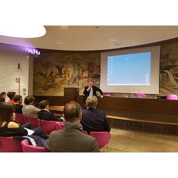 Sergio Bolzonello (Vicepresidente Regione FVG e assessore Attività produttive, Turismo e Cooperazione) alla presentazione del video "Udine Design Week" realizzato per celebrare l'Italian Design Day (2 marzo), nella sede della CCIAA - Udine 30/03/2017 (Foto Ufficio Stampa CCIAA Udine e Friuli Future Forum)