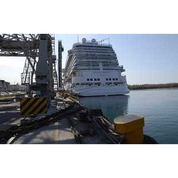 La nave da crociera Majestic Princess (Gruppo Carnival) alla Fincantieri - Monfalcone 30/03/2017