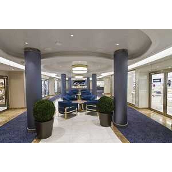 La Majestic Princess, terza unità della classe Royal Princess costruita per la Società armatrice Princess Cruises (Gruppo Carnival), all'ormeggio alla Fincantieri nel giorno della consegna all'armatore - Monfalcone 30/03/2017