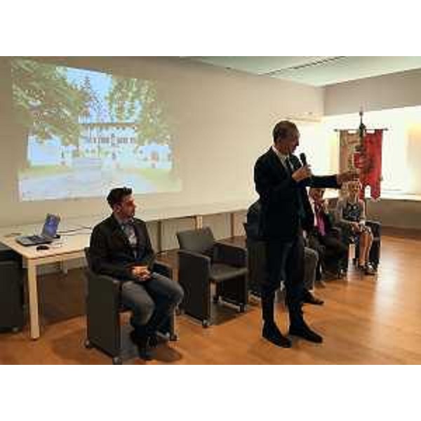 Sergio Bolzonello (Vicepresidente Regione FVG e assessore Attività produttive, Turismo e Cooperazione) all'inaugurazione della nuova sede di Informazione e Accoglienza Turistica (IAT), a Villa di Toppo Florio - Buttrio 01/04/2017