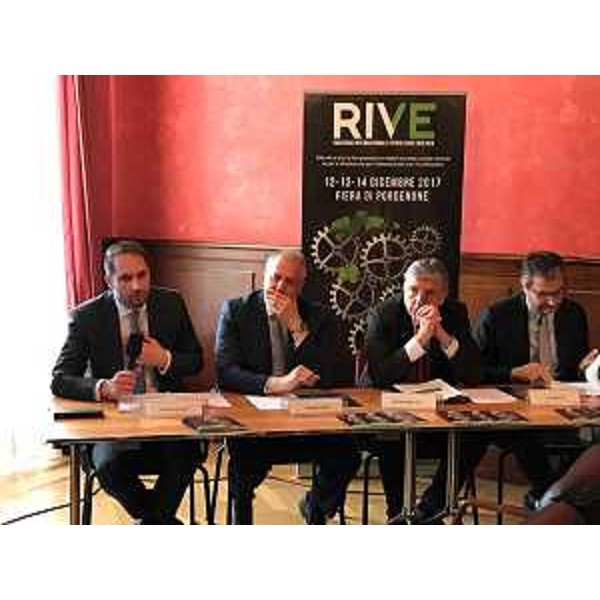 Cristiano Shaurli (Assessore regionale Risorse agricole e forestali) alla presentazione della prima edizione di RIVE / Rassegna Internazionale di Viticoltura ed Enologia in programma alla Fiera di Pordenone dal 12 al 14 dicembre - Roma 03/04/2017