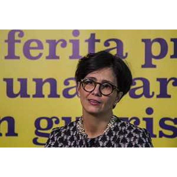 Rosy Russo (Uauacademy Trieste / organizzatrice) alla prima giornata dell'evento "Parole O_Stili", alla Stazione Marittima - Trieste 17/02/2017