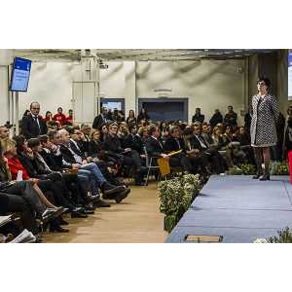 Rosy Russo (Uauacademy Trieste / organizzatrice) alla prima giornata dell'evento "Parole O_Stili", alla Stazione Marittima - Trieste 17/02/2017