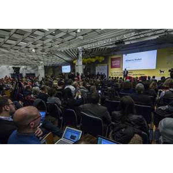 Alberto fedel (Partner Newton Management Innovation) alla prima giornata dell'evento "Parole O_Stili", alla Stazione Marittima - Trieste 17/02/2017