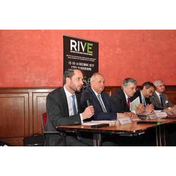 Cristiano Shaurli (Assessore regionale Risorse agricole e forestali) alla presentazione della prima edizione di RIVE / Rassegna Internazionale di Viticoltura ed Enologia in programma alla Fiera di Pordenone dal 12 al 14 dicembre - Roma 03/04/2017