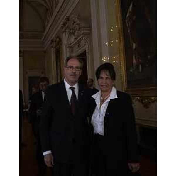Gianni Torrenti (Assessore regionale Cultura, Sport e Solidarietà) con Alba Maria Antonia Cabral de Pena (Ambasciatrice Repubblica Dominicana a Roma) - Trieste 07/04/2017